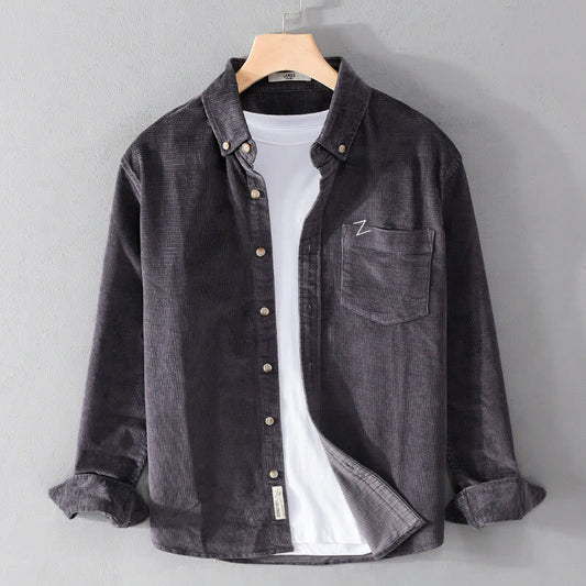 Chaqueta Martín informal de pana con estampado