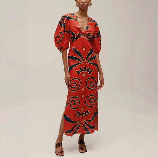 Vestido Martina rojo